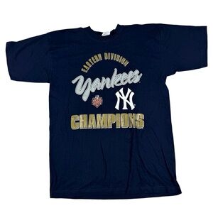 Vintage 90s New York Yankees Eastern Division Champions T-shirt 96 Men’s Size XL